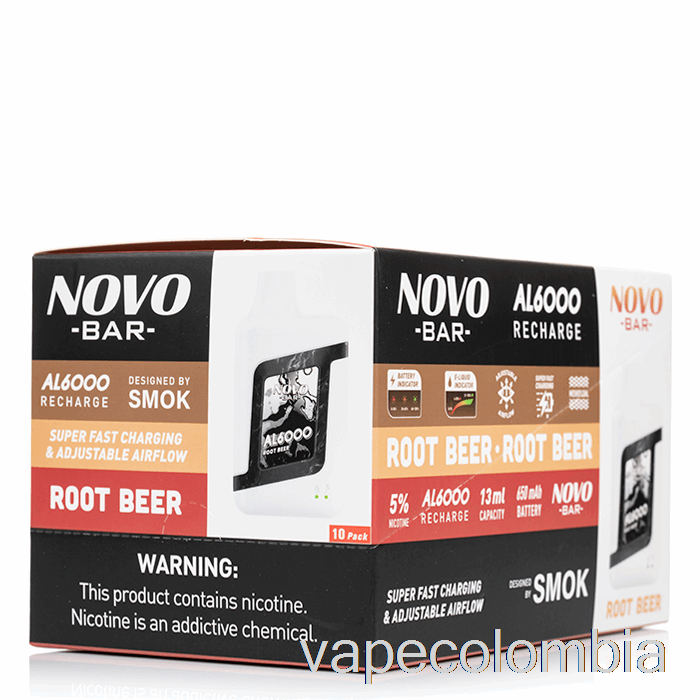 Vape Desechable [paquete De 10] Smok Novo Bar Al6000 Desechable